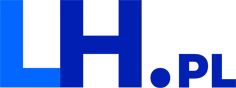 Logo LH.pl, sponsora głównego konkursu Kursory Roku 2026